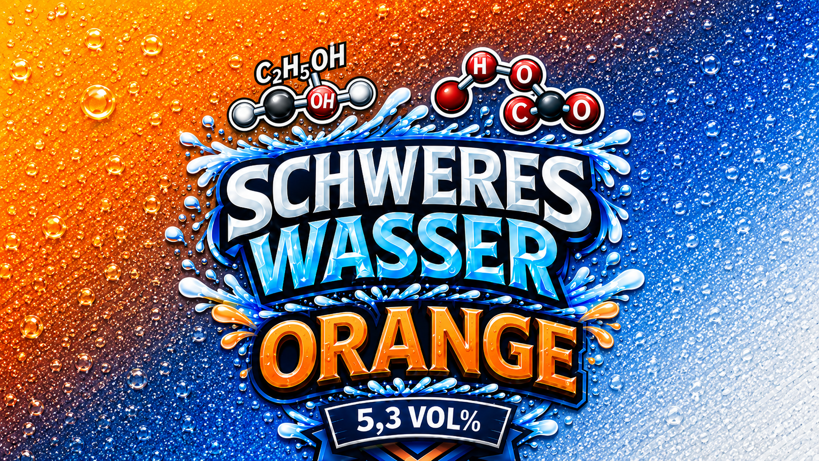 Schweres Wasser Orange