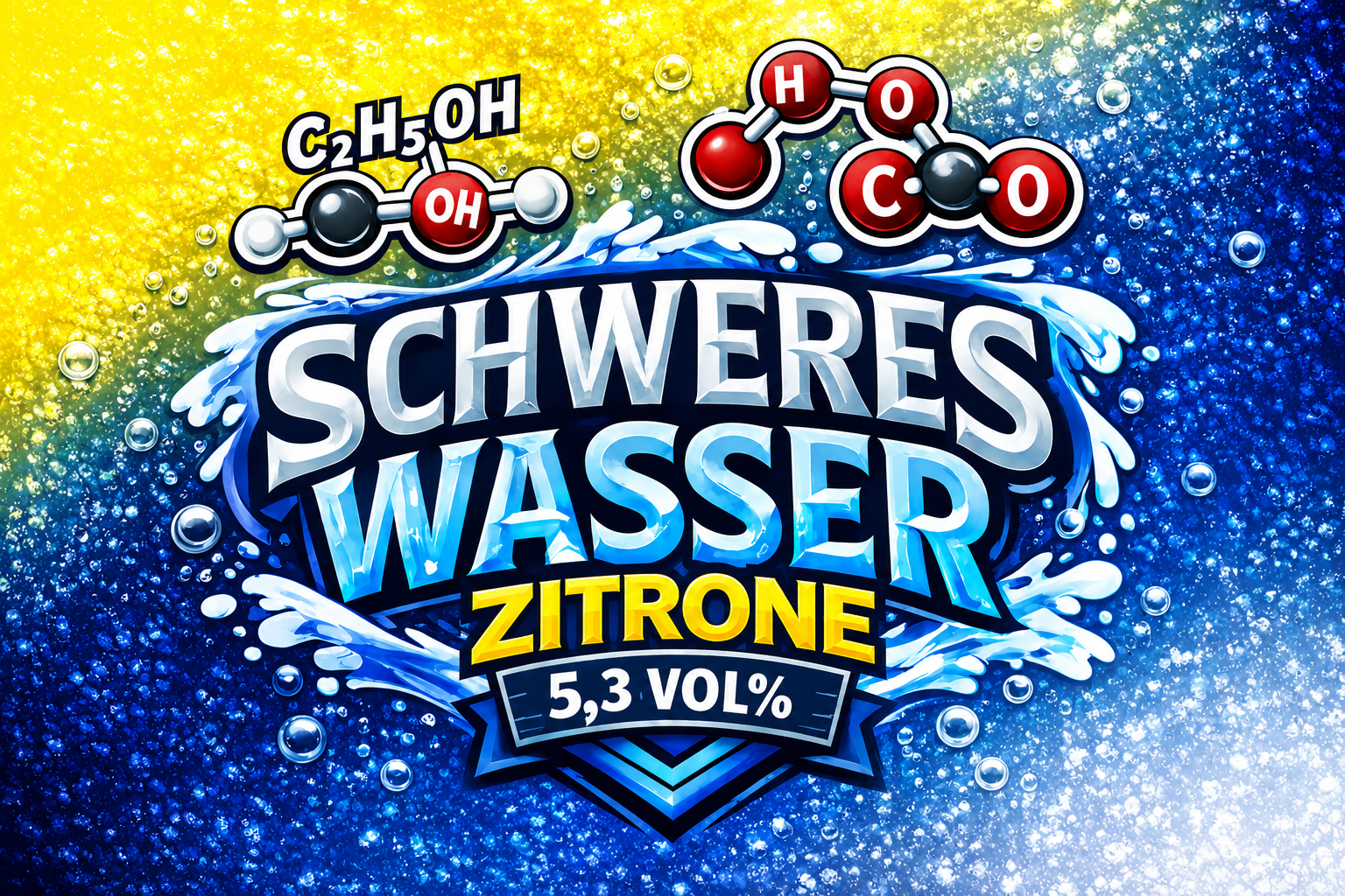 Schweres Wasser Zitrone
